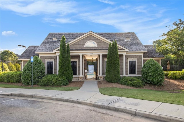 1865 Henley Way, Alpharetta, GA 30009 - view of front facade with a porch