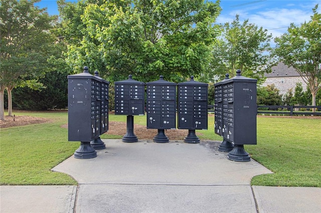 1865 Henley Way, Alpharetta, GA 30009 - view of property's community with a lawn and mail area