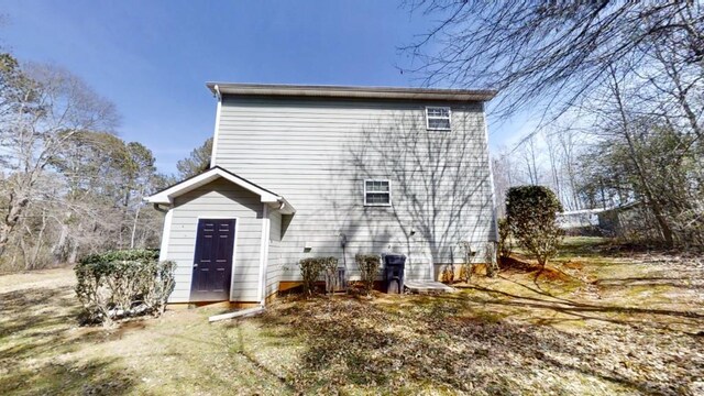 view of rear view of property