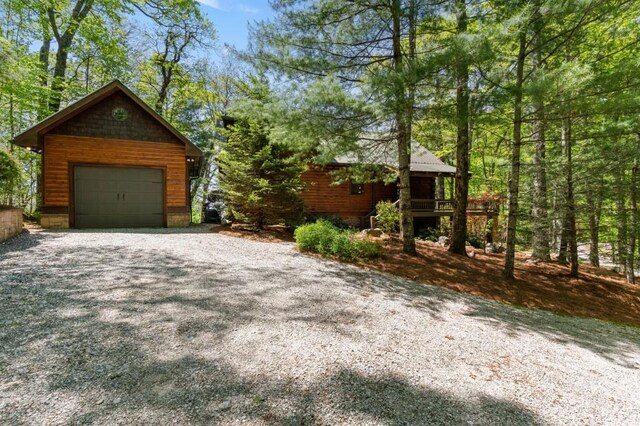 852 Black Bear Den Rd, Clayton, GA 30525 - wooden deck with french doors