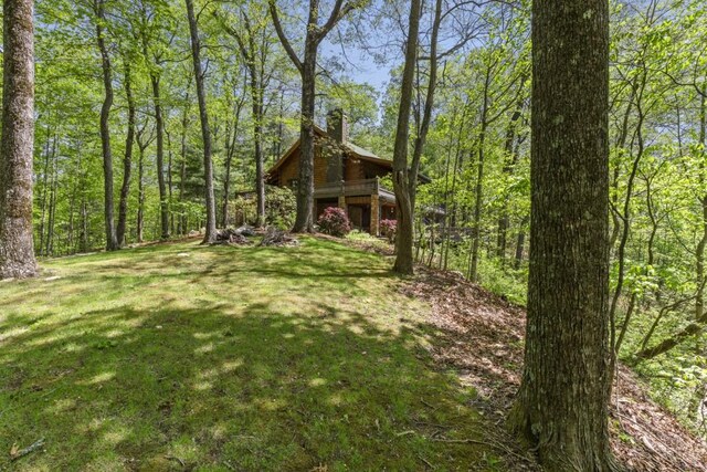852 Black Bear Den Rd, Clayton, GA 30525 - birds eye view of property featuring a wooded view