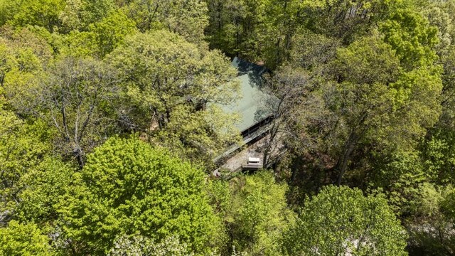 852 Black Bear Den Rd, Clayton, GA 30525 - birds eye view of property with a wooded view