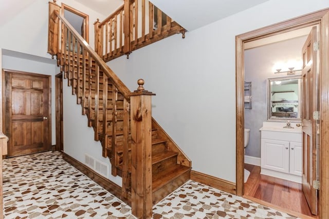 529 Arnold Rd, Lawrenceville, GA 30044 - stairs with baseboards