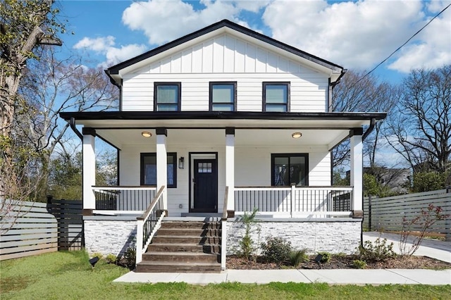 view of front of house with a porch