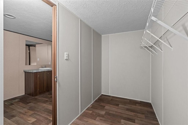 211 Fire Tower Rd NE, Calhoun, GA 30701 - walk in closet featuring dark wood-style floors and a sink