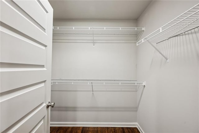 1735 Jobeth Ave SE, Atlanta, GA 30316 - walk in closet featuring dark wood-type flooring