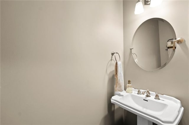 bathroom with a sink