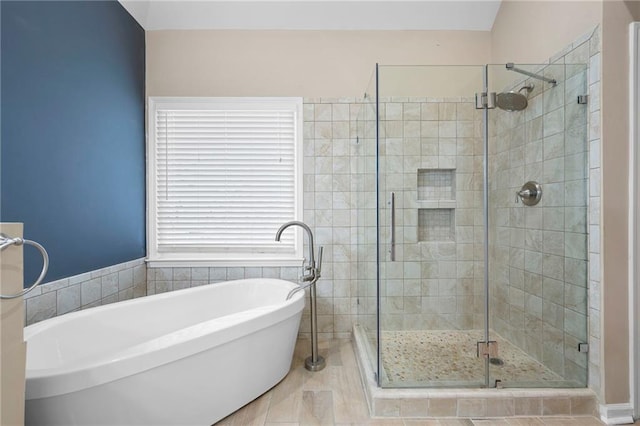 4957 Day Lily Way NW, Acworth, GA 30102 - full bath featuring a shower stall and a freestanding bath