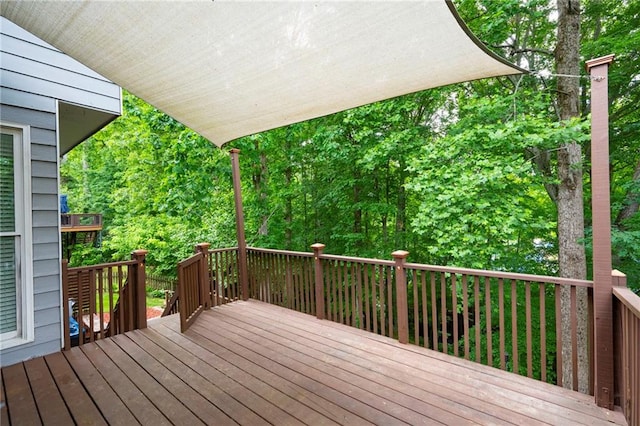 4957 Day Lily Way NW, Acworth, GA 30102 - view of wooden deck