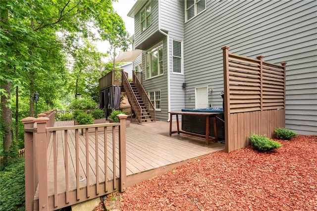 4957 Day Lily Way NW, Acworth, GA 30102 - deck featuring stairs