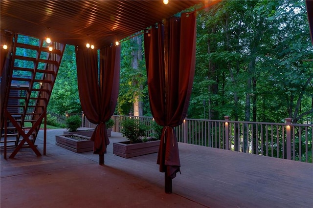 4957 Day Lily Way NW, Acworth, GA 30102 - view of patio / terrace featuring stairs