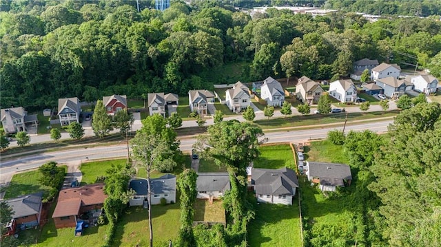2677 Tilson Rd, Decatur, GA 30032 - aerial overview of property's location with nearby suburban area and a heavily wooded area