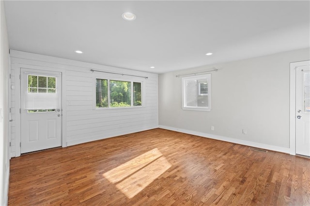 2677 Tilson Rd, Decatur, GA 30032 - empty room featuring wood finished floors, recessed lighting, and baseboards