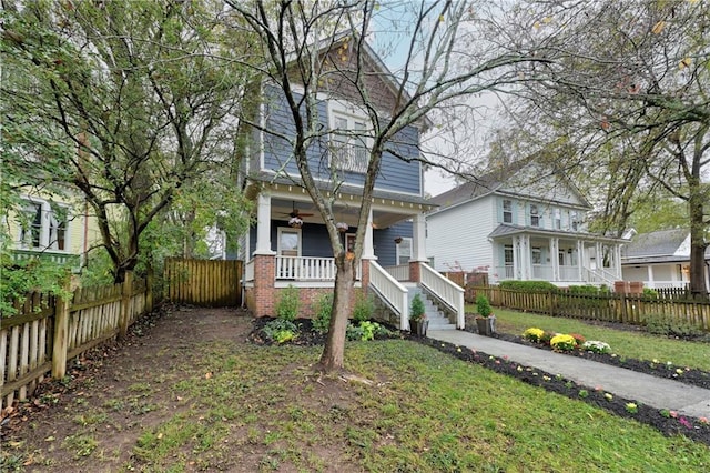 view of front of house featuring a porch