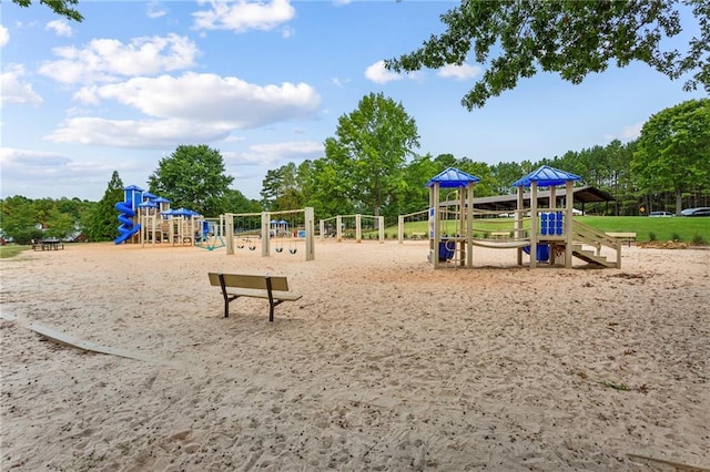 view of community playground