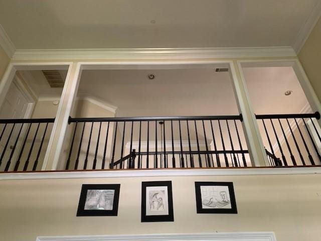 detailed view of ornamental molding