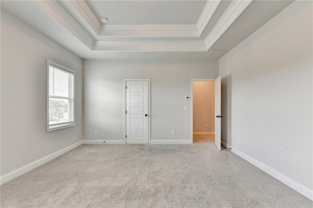 1620 Branthaven Ln, Auburn, GA 30011 - carpeted spare room featuring a tray ceiling and ornamental molding