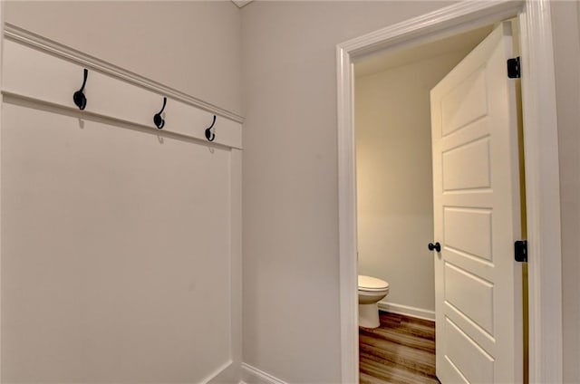 1620 Branthaven Ln, Auburn, GA 30011 - mudroom with baseboards and wood finished floors