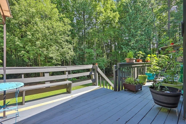 3491 Birchwood Trl, Snellville, GA 30078 - view of wooden terrace