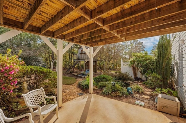 view of patio