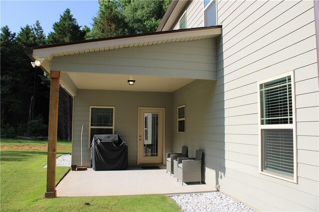 2647 Old Snapping Shoals Rd, Mcdonough, GA 30252 - view of patio / terrace featuring a grill