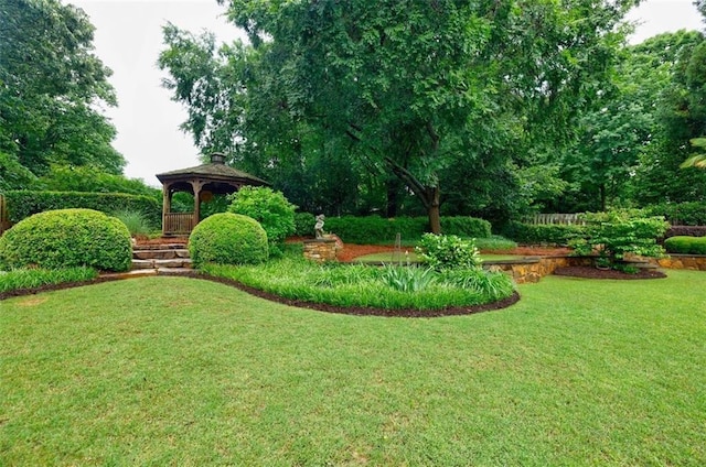 5318 Brooke Farm Dr, Dunwoody, GA 30338 - view of grassy yard featuring a gazebo