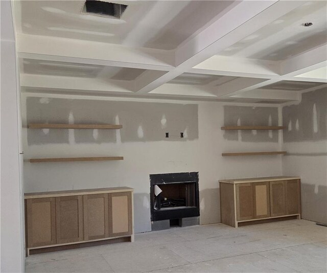 hall with crown molding and light hardwood / wood-style floors