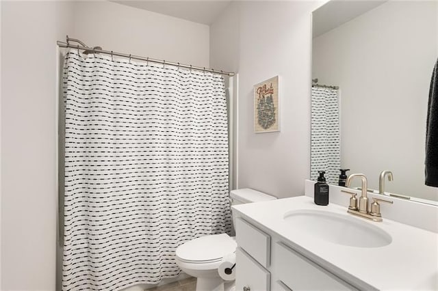 1590 Ridgebrook Downs, Mableton, GA 30126 - bathroom with toilet, vanity, and a shower with curtain