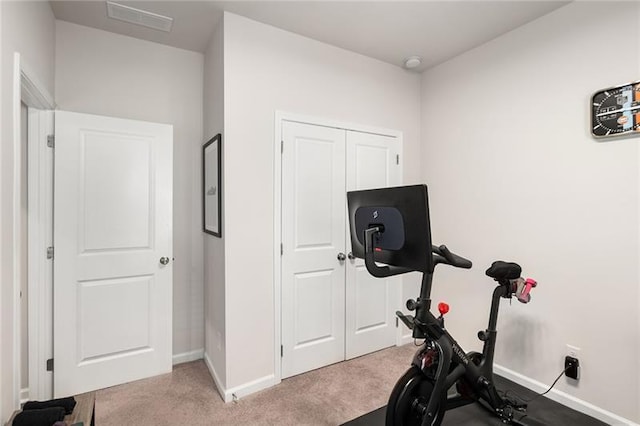 1590 Ridgebrook Downs, Mableton, GA 30126 - workout area featuring carpet and baseboards