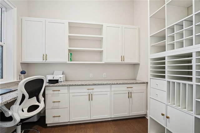 114 Village Green Ave, Woodstock, GA 30189 - unfurnished office with dark wood-style floors