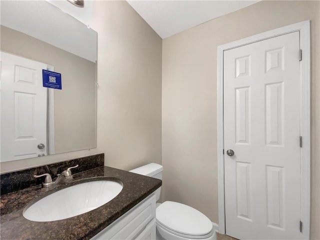 5159 Round Table Dr, Ellenwood, GA 30294 - half bath featuring vanity and toilet