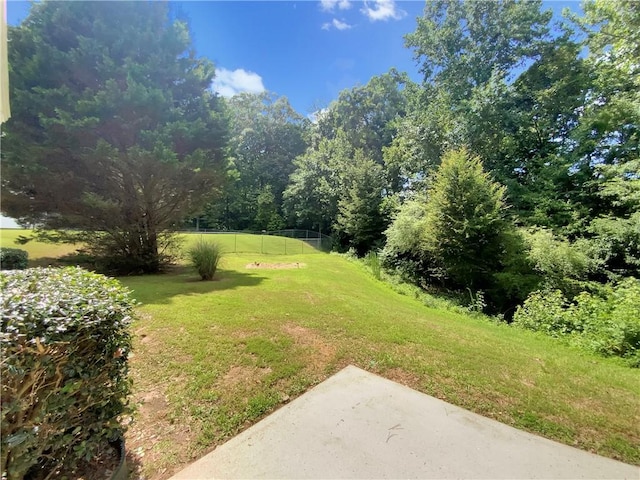 5159 Round Table Dr, Ellenwood, GA 30294 - view of yard with a patio