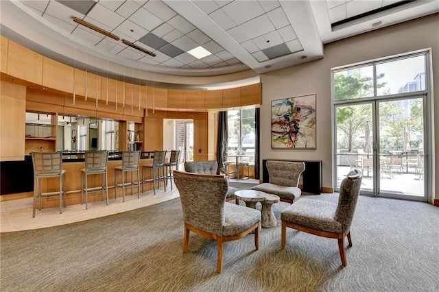 285 Centennial Olympic Park Dr NW Unit 1905, Atlanta, GA 30339 - common area featuring a towering ceiling