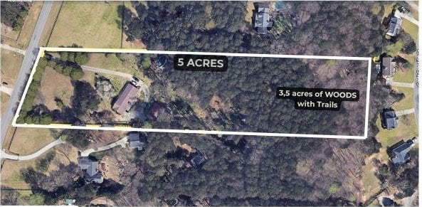 2452 Camp Mitchell Rd, Grayson, GA 30017 - map / location featuring property boundaries highlighted