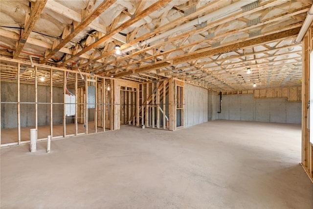 5424 Gallagher Ct, Powder Springs, GA 30127 - unfinished below grade area featuring electric panel