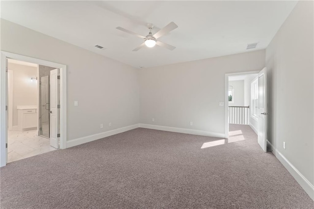 1025 Liberty Springs Dr, Woodstock, GA 30188 - unfurnished room featuring a ceiling fan and light carpet