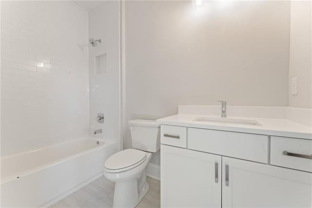 1025 Liberty Springs Dr, Woodstock, GA 30188 - bathroom with vanity and tub / shower combination