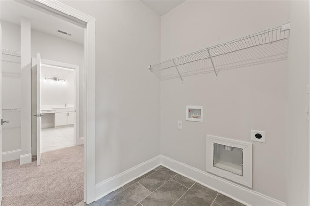 1025 Liberty Springs Dr, Woodstock, GA 30188 - laundry area featuring electric dryer hookup and hookup for a washing machine