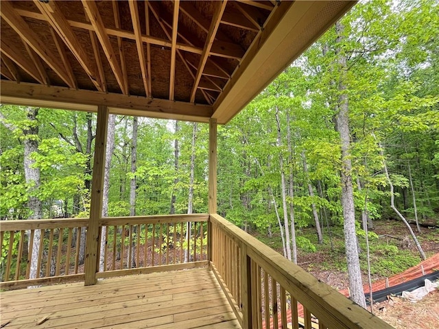 1025 Liberty Springs Dr, Woodstock, GA 30188 - deck with a view of trees