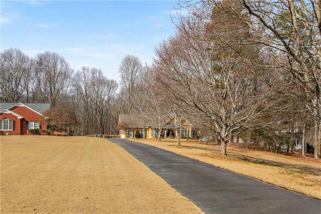 view of street with driveway