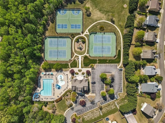 5260 Sherwood Way, Cumming, GA 30040 - aerial overview of property's location with a pool