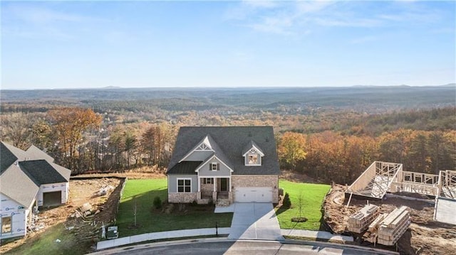 231 Laurel Vista Dr, Canton, GA 30114 - view of subject property with a forest
