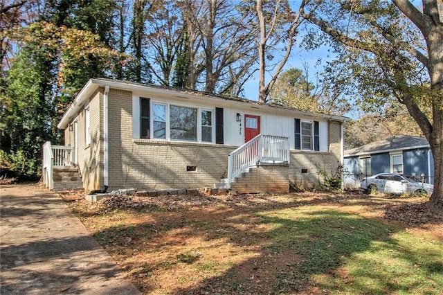 view of front of home