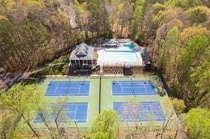 view of tennis court