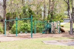 community play area featuring a yard