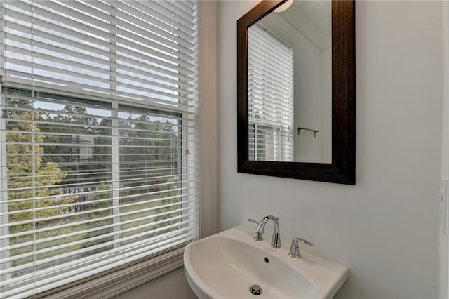 bathroom with a sink