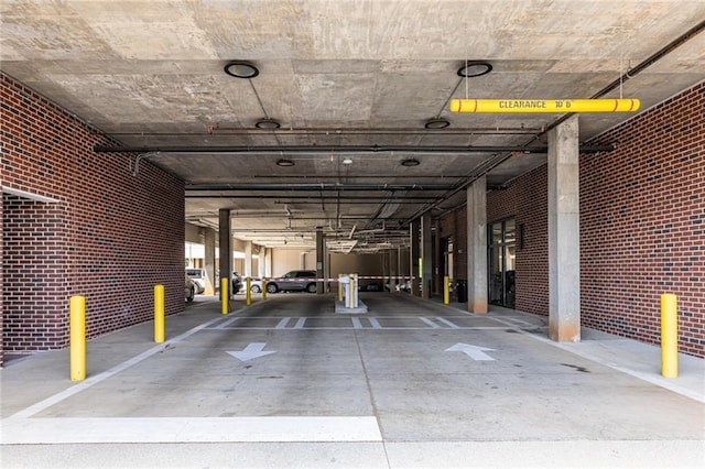 view of parking deck
