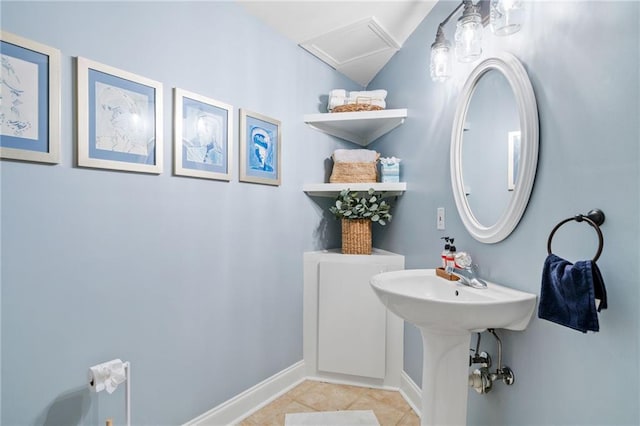 6219 Creekstone Path, Cumming, GA 30041 - bathroom featuring tile patterned floors and baseboards