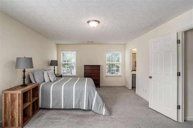 855 Lakeside Cir, Covington, GA 30016 - bedroom with light carpet, baseboards, and a textured ceiling
