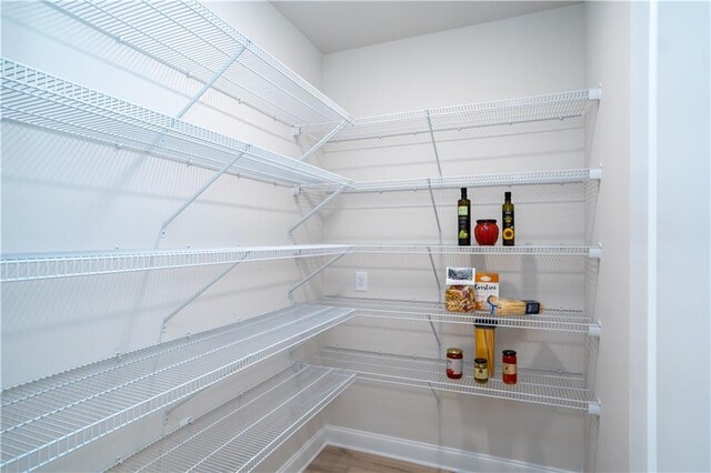 view of pantry